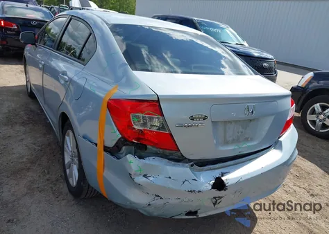 2012 Honda Civic Ex from USA, damaged, VIN 2HGFB2F89CH533057